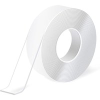 Hochleistungs-Doppelseitiges Klebeband (3 Meter), Abnehmbares Mehrzweck-Schaumstoffband, Wiederverwendbares Klarsichtband zum Aufkleben von von LABLANC