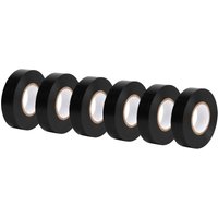 Isolierbandrollen, 1,9 cm x 20 m, ideal für den Hausgebrauch, Reparaturen, Kfz-Anwendungen und -Ausrüstung, 6 Einheiten, 1er-Pack, schwarz Isolierbandrollen, 1,9 cm x 20 m, ideal für den Hausgebrauch, Reparaturen, Kfz-Anwendungen und -Ausrüstung, 6 Einheiten, 1er-Pack, schwarz von LABLANC