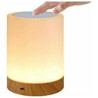 LED-Touch-Lampe für Schlafzimmer, Wohnzimmer, Büro – Nachttischlampe mit farbwechselndem RGB-Sensor – USB-Ladeanschluss LED-Touch-Lampe für Schlafzimmer, Wohnzimmer, Büro – Nachttischlampe mit farbwechselndem RGB-Sensor – USB-Ladeanschluss von LABLANC