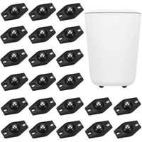 22 Stück kleine Rollen, Mini-Möbelrollen, Lenkrollen, Transfer-Möbelrollen, selbstklebende Mini-Universalräder für die Aufbewahrung von Mülleimern 22 Stück kleine Rollen, Mini-Möbelrollen, Lenkrollen, Transfer-Möbelrollen, selbstklebende Mini-Universalräder für die Aufbewahrung von Mülleimern von LABLANC