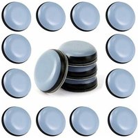 LaBlanc – 24 Stück Teflon-Möbelgleiter 25 mm (rund), Möbelgleiter, PTFE-Gleiter, selbstklebende Teflon-Möbelgleiter, Möbelgleiter für Stuhl, Sofa, von LABLANC