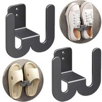 Lablanc - 2er-Set Schuhregale aus Metall zur Wandmontage – Schuhregal zum Aufhängen ohne Bohren – Wandmontage – Schuhhalter für von LABLANC