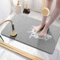 LaBlanc – Rutschfeste Duschmatte mit Ablauflöchern, schnell trocknend, schimmelhemmend, weich und bequem, Luffa-Badematte, Massageduschmatte für von LABLANC