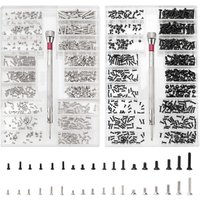Lablanc - 1000-teiliges Mikro-Reparaturschrauben-Set, Sortiment an kleinen Edelstahlschrauben mit Schraubendreher, M1,2 M1,4 M2 von LABLANC