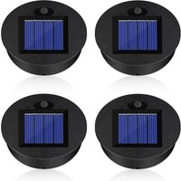 4-teiliger Ersatz für Solarleuchten, Ersatzabdeckung für Solarpanel-Laterne, Ersatzoberteil für Solarleuchten, für Solarlaternen, von LABLANC