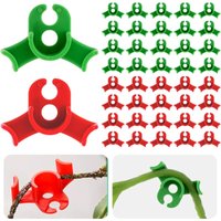 Lablanc - 40er-Pack Pflanzen-Trainingsclips, Kunststoffclips, Lst-Clips zur Unterstützung von Pflanzenstängeln mit geringer Belastung, 90-Grad-Winkel von LABLANC
