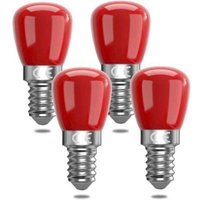 Lablanc - 4er-Pack 3 w E14 rote LED-Lampen, dekorative rote E14 LED-Lampen, 25 w Ersatz, geeignet für Umgebungsbeleuchtung, Halloween, Weihnachten Lablanc - 4er-Pack 3 w E14 rote LED-Lampen, dekorative rote E14 LED-Lampen, 25 w Ersatz, geeignet für Umgebungsbeleuchtung, Halloween, Weihnachten von LABLANC