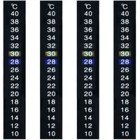4er-Pack selbstklebende Wassertemperatur-Aufkleber, digitales Aquarium-Thermometer, geeignet zum Platzieren von Schildkröten, Reptilien und 4er-Pack selbstklebende Wassertemperatur-Aufkleber, digitales Aquarium-Thermometer, geeignet zum Platzieren von Schildkröten, Reptilien und von LABLANC