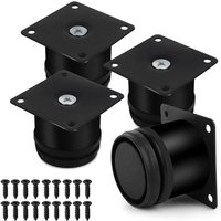 4er Set Universal Verstellbare Möbelbeine Verstellbare Bettbeine 0-15mm mit Schrauben Verstellbares Edelstahl Tischbein Höhenverstellbar Metall 4er Set Universal Verstellbare Möbelbeine Verstellbare Bettbeine 0-15mm mit Schrauben Verstellbares Edelstahl Tischbein Höhenverstellbar Metall von LABLANC