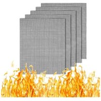 Lablanc - 5 Stück Mesh-BBQ-Grillmatte, Antihaft-BBQ-Grillmatte, wiederverwendbare BBQ-Grillmatte, langlebige BBQ-Mesh-Kochmatte für Holzkohle-, Gas Lablanc - 5 Stück Mesh-BBQ-Grillmatte, Antihaft-BBQ-Grillmatte, wiederverwendbare BBQ-Grillmatte, langlebige BBQ-Mesh-Kochmatte für Holzkohle-, Gas von LABLANC