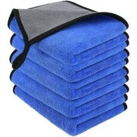 5 Stück magisches Reinigungstuch, Super-Reinigungstuch, Trockentücher, Reinigungstücher für Fenster, Spiegel, Auto, Badezimmer, Küche, Büro (30 x 40 von LABLANC