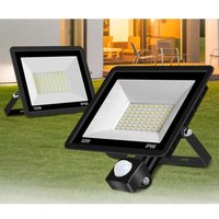 50 w LED-Flutlicht für den Außenbereich mit Bewegungssensor, 2 Stück LED-Flutlicht mit wasserdichtem IP66-Sensor, 5000 lm, 6500 k Kaltweiß, 50 w LED-Flutlicht für den Außenbereich mit Bewegungssensor, 2 Stück LED-Flutlicht mit wasserdichtem IP66-Sensor, 5000 lm, 6500 k Kaltweiß, von LABLANC