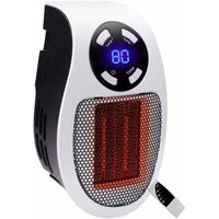 Lablanc - 500 Watt Keramik-Heizlüfter, Mini-Heizlüfter, tragbarer, sparsamer Raumheizer, Plug-in-Heizung mit Thermostat und Timer, für Büro, von LABLANC