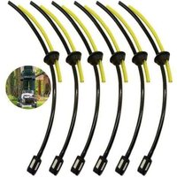 Lablanc - 6 Stück Kraftstoffschlauchverbindung, Universal-Kraftstoffschlauch für Freischneider, Motorsense, Heckenschere, Motorsense Lablanc - 6 Stück Kraftstoffschlauchverbindung, Universal-Kraftstoffschlauch für Freischneider, Motorsense, Heckenschere, Motorsense von LABLANC