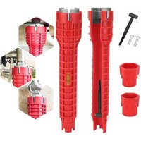 8-in-1-Wasserhahn-Steckschlüssel – Waschbecken-Wasserhahn-Installationswerkzeug – für Toilettenschüssel, Waschbecken, Wasserhahn, Badezimmer, Küche, von LABLANC