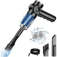 Lablanc - Akku-Autostaubsauger 29000 Pa 120 w, leistungsstarker wiederaufladbarer Handstaubsauger mit LCD-Display und langer Akkulaufzeit von LABLANC