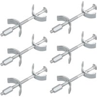 Lablanc - Arbeitsplattenverbinder 100mm 6 Stück Möbelverbinder Küchenmöbelverbindung zum Zusammenstecken, Festziehen und Fixieren Montagebeschlag von LABLANC