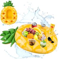 Lablanc - Aufblasbarer Ananas-Getränkehalter, schwimmende Poolbar, aufblasbarer Getränkehalter, aufblasbares Ananas-Tablett, schwimmendes Tablett, von LABLANC