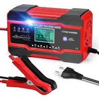 Lablanc - Autobatterie-Ladegerät 10 a 12 V/24 v, intelligentes Ladegerät für Auto, Motorrad, mit Touch-LCD-Bildschirm und 5 automatischen Lablanc - Autobatterie-Ladegerät 10 a 12 V/24 v, intelligentes Ladegerät für Auto, Motorrad, mit Touch-LCD-Bildschirm und 5 automatischen von LABLANC