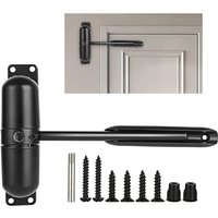 Lablanc - Automatischer Türschließer, 1 Stück, Türschließer, schwarz, automatischer Türschließer, Zinklegierungsmaterial, geeignet für Metalltüren, von LABLANC
