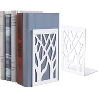 Lablanc - Buchstützen aus Metall, Buchstopper – 1 Paar kratzfeste Buchtrenner für Büro, Zuhause, Schulen, CDs, Buchhandlungen und Bibliotheken Lablanc - Buchstützen aus Metall, Buchstopper – 1 Paar kratzfeste Buchtrenner für Büro, Zuhause, Schulen, CDs, Buchhandlungen und Bibliotheken von LABLANC