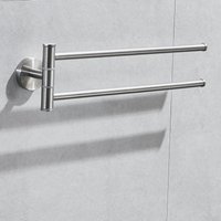 Drehbarer Handtuchhalter für die Küche – drehbarer Handtuchhalter mit 2 Armen zur Wandmontage – Edelstahl 304 mit gebürsteter Oberfläche - Lablanc Drehbarer Handtuchhalter für die Küche – drehbarer Handtuchhalter mit 2 Armen zur Wandmontage – Edelstahl 304 mit gebürsteter Oberfläche - Lablanc von LABLANC