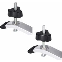 Drehteller-Set (2 Sets), Metall-Schnellhalteklemmen-Set für T-Nut-T-Schienen-Holzbearbeitungswerkzeug von LABLANC