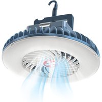 Lablanc - LED-Campinglampe mit wiederaufladbarem USB-Ventilator, Camping-Ventilator mit Licht, Zeltlampe, Laterne, Powerbank, Camping-Zubehör von LABLANC