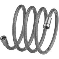 Lablanc - Nylon-Brauseschlauch mit flexiblem Aufsatz, einfach zu installieren, 1,5 m lang, für Duschkopf und Toilette, Bidet-Sprüher Lablanc - Nylon-Brauseschlauch mit flexiblem Aufsatz, einfach zu installieren, 1,5 m lang, für Duschkopf und Toilette, Bidet-Sprüher von LABLANC