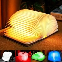 RGB-Klapp-LED-Buchlampe, usb-c wiederaufladbare 2500-mAh-Stimmungslampen, ideale Nachtdekoration für Zuhause und Schlafzimmer, Geburtstagsgeschenk RGB-Klapp-LED-Buchlampe, usb-c wiederaufladbare 2500-mAh-Stimmungslampen, ideale Nachtdekoration für Zuhause und Schlafzimmer, Geburtstagsgeschenk von LABLANC