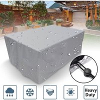 Lablanc - Rechteckige Gartenmöbelabdeckung, Polyester, wasserdicht, staubdicht, UV-beständig, für Gartenstuhl oder Tisch, 120 x 120 x 74 cm von LABLANC