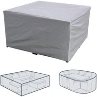 Lablanc - Rechteckige Gartenmöbelabdeckung, Polyester, wasserdicht, staubdicht, UV-beständig, für Gartenstuhl oder Tisch, 330 x 220 x 90 cm von LABLANC
