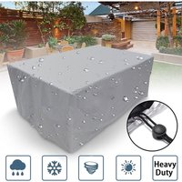 Lablanc - Rechteckige Gartenmöbelabdeckung, Polyester, wasserdicht, staubdicht, UV-beständig, für Gartenstuhl oder -tisch, 152 x 104 x 71 cm von LABLANC