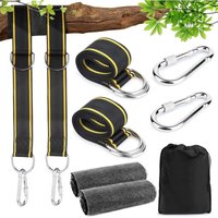 Lablanc - Schaukelbefestigung, Hängemattenbefestigung, Befestigungsset für Hängematte, Hängesessel, Schaukel, Befestigungsbaum mit 2 Baumschutzpads, von LABLANC