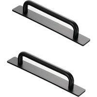 Lablanc - Selbstklebende Griffe, 2 Stück, selbstklebende Tür- und Fenstergriffe, sofortige Türgriffe, selbstklebende Aluminiumgriffe, Möbelgriffe von LABLANC