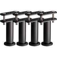 Set mit 4 höhenverstellbaren Bettstützbeinen mit Verbindungslaschen für Bettrahmen/Mittellatten/Möbel. Robuste Metallstützlatten (180 mm – 310 mm). Set mit 4 höhenverstellbaren Bettstützbeinen mit Verbindungslaschen für Bettrahmen/Mittellatten/Möbel. Robuste Metallstützlatten (180 mm – 310 mm). von LABLANC