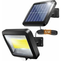 Lablanc - Solarlampe für den Außenbereich mit Infrarot-Bewegungsmelder, BR-Vie 100COB, LED-Flutlicht für den Außenbereich mit Detektor, von LABLANC