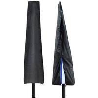 Sonnenschirm-Abdeckungsschutz – 210D wasserdichte, robuste Garten-Sonnenschirm-Abdeckungen – UV-beständige, gerade Sonnenschirm-Abdeckung mit von LABLANC