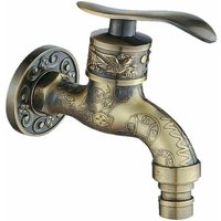 Lablanc - Total Clearance Vintage-Badewannen-Wasserhahn, heißes und kaltes Waschbecken, Badezimmer-Waschbecken-Mischbatterie, Bronze-Finish, von LABLANC