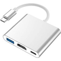 Lablanc - Typ-C zu hdmi + usb HD-Kabel-Dockingstation 3-in-1-Adapterkabelkonverter 4K Lablanc - Typ-C zu hdmi + usb HD-Kabel-Dockingstation 3-in-1-Adapterkabelkonverter 4K von LABLANC