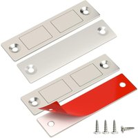 Lablanc - Ultradünner, leistungsstarker Schranktürmagnet, 2er-Pack, Küchenschranktürmagnet, Magnetverschluss mit Schrauben, Möbelmagnetverschluss für von LABLANC