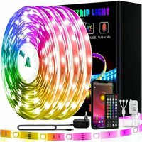 Led 15M mehrfarbiger RGB-LED-Streifen, App-Steuerung, LED-Band mit 44-Tasten-Fernbedienung, Synchronisierung mit Musikrhythmus/Timer-Funktion, für Led 15M mehrfarbiger RGB-LED-Streifen, App-Steuerung, LED-Band mit 44-Tasten-Fernbedienung, Synchronisierung mit Musikrhythmus/Timer-Funktion, für von LABLANC