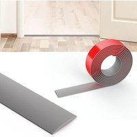 Lablanc - selbstklebende Schwellenleiste, 2 m x 4 cm, selbstklebende weiche Sockelleiste, Linoleum-Bodenrolle, Schwellenübergangsleisten, dekorativer von LABLANC