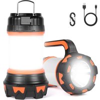 Wiederaufladbare LED-Laterne – 1000 Lumen, 360° Campinglampe – wiederaufladbare LED-Lampe – extrem leistungsstarker tragbarer Projektor, von LABLANC