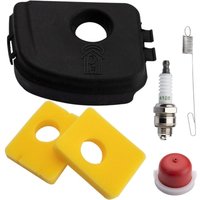 Luftfilterabdeckung 595660, 799579 für Briggs und Stratton 300e 450e 550e mit Schaumstoff-Luftfilter, Zündkerze, Primer-Birne 594281, Feder Luftfilterabdeckung 595660, 799579 für Briggs und Stratton 300e 450e 550e mit Schaumstoff-Luftfilter, Zündkerze, Primer-Birne 594281, Feder von LABLANC