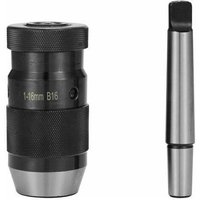 Lablanc - MT2-B16 Schaft integriertes Bohrfutter + 1–16 mm B16 selbstspannendes Bohrfutter von LABLANC