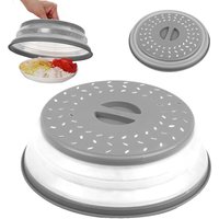 Lablanc - Mikrowelle – BPA-freie Mikrowellenabdeckung, Anti-Dampf- und Siebfunktion – Grau von LABLANC