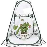 Lablanc - Mini-Pop-up-Growhaus-Gewächshaus, PVC-Gewächshausabdeckung für den Innen- und Außenbereich, kleiner tragbarer Garten-Blumenschuppen – 70 x von LABLANC