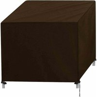 Möbelabdeckung, Gartenmöbelabdeckung aus 420T Oxford-Stoff, Gartentischabdeckung mit winddichter Schnalle und verstellbarem Teleskopseil für Sofas von LABLANC