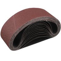 Schleifband 75 x 533 mm, 12-teiliges Schleifband-Set mit Körnung 80 - Lablanc von LABLANC